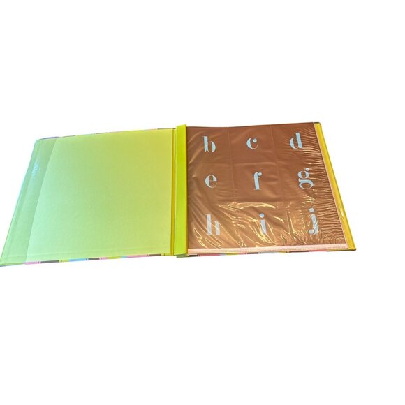 Markings By C.R. Gibson 12" X 12" Monogrammed Scrapbook With Letter A Design - Picture 2 of 6